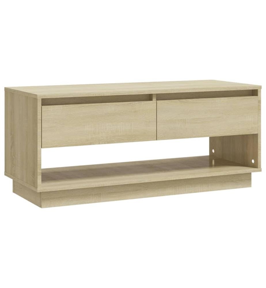 Meuble TV chêne sonoma 102x41x44 cm bois d'ingénierie