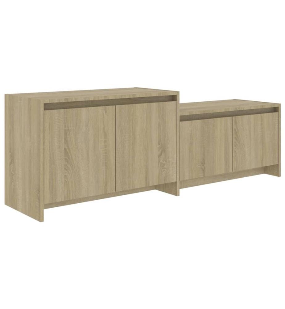 TV-Schrank Sonoma-Eiche 146,5x35x50 cm Holzwerkstoff