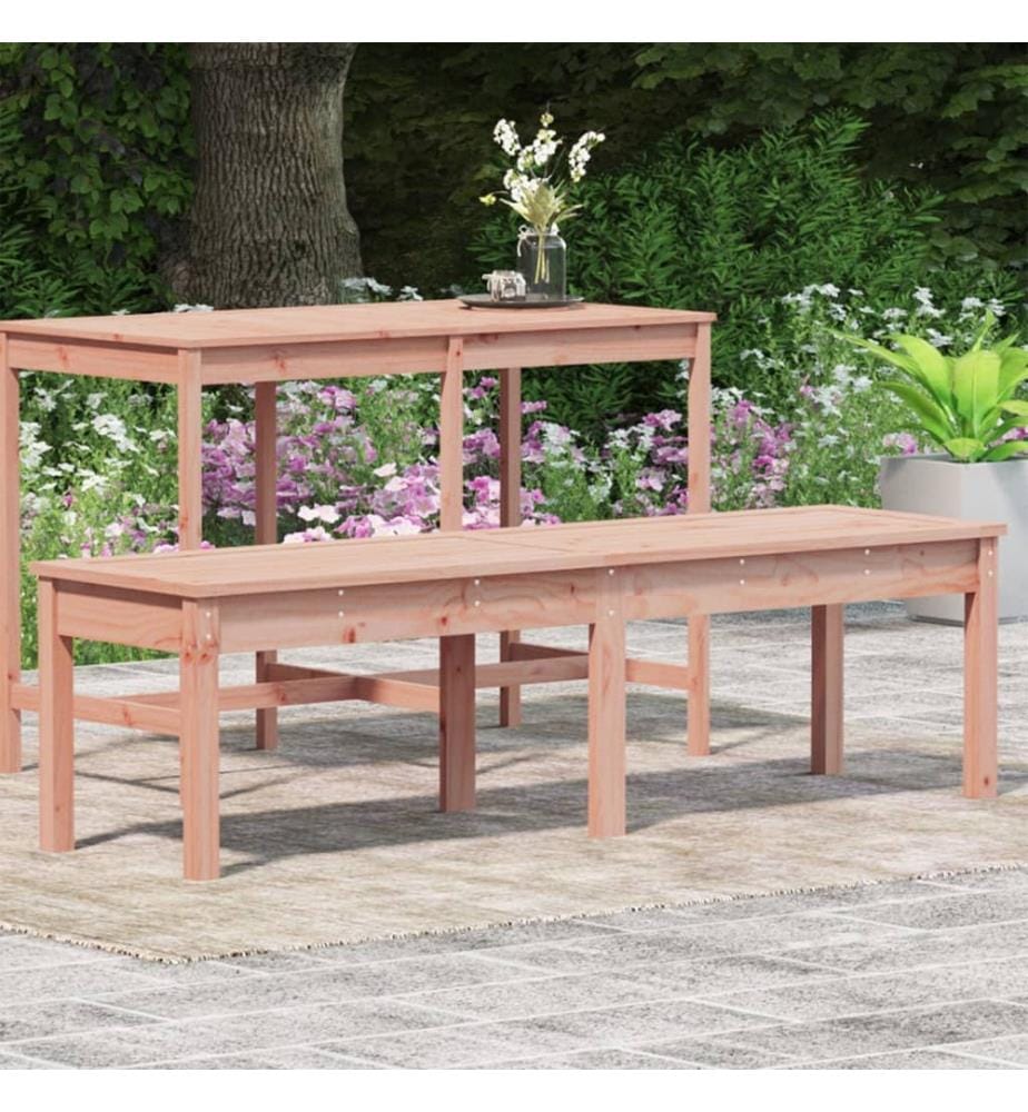 Gartenbank 2-Sitzer 159,5x44x45 cm Massivholz Douglasie