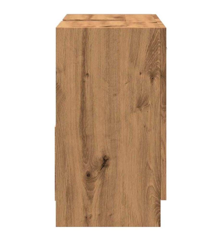 Waschbeckenschrank Artisan-Eiche 63x30x54 cm Holzwerkstoff
