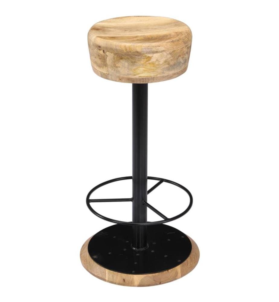 Barstühle 2 Stk. Massivholz Mango