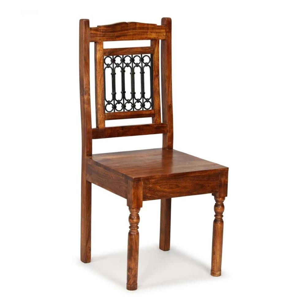 Chaises à manger lot de 6 bois massif classique