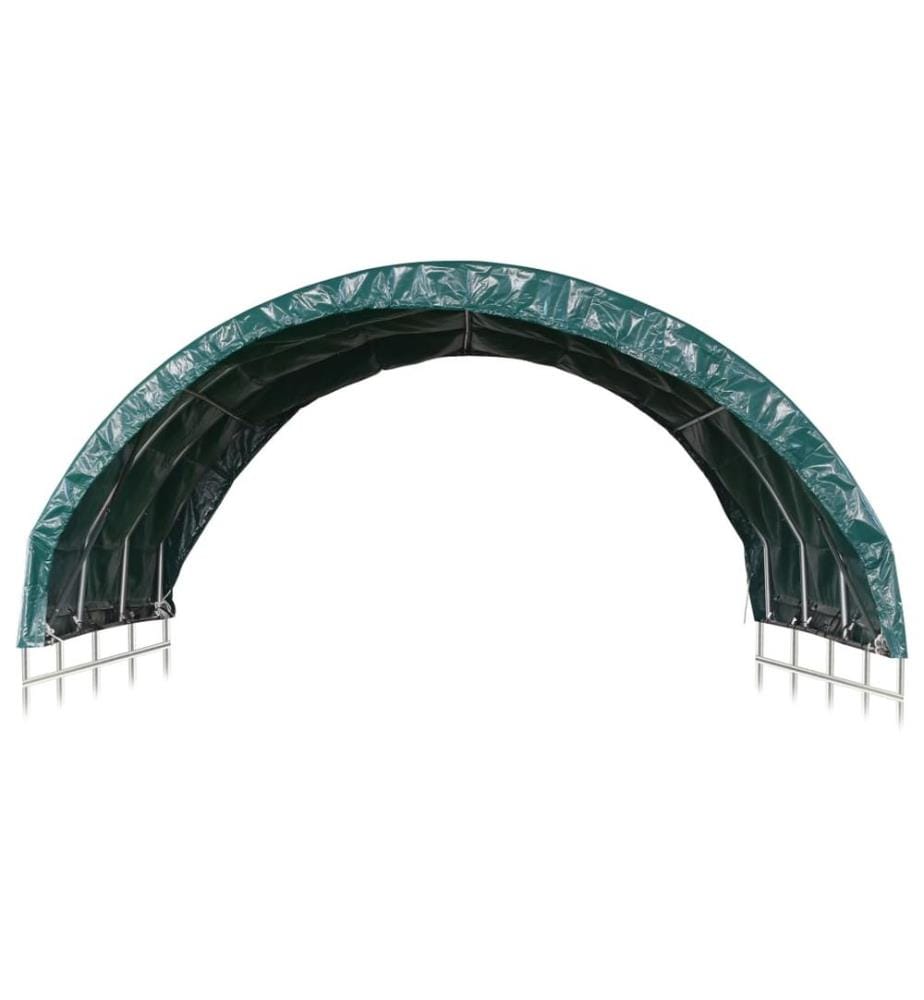 Weidezelt PVC 3,7x3,7 m Grün