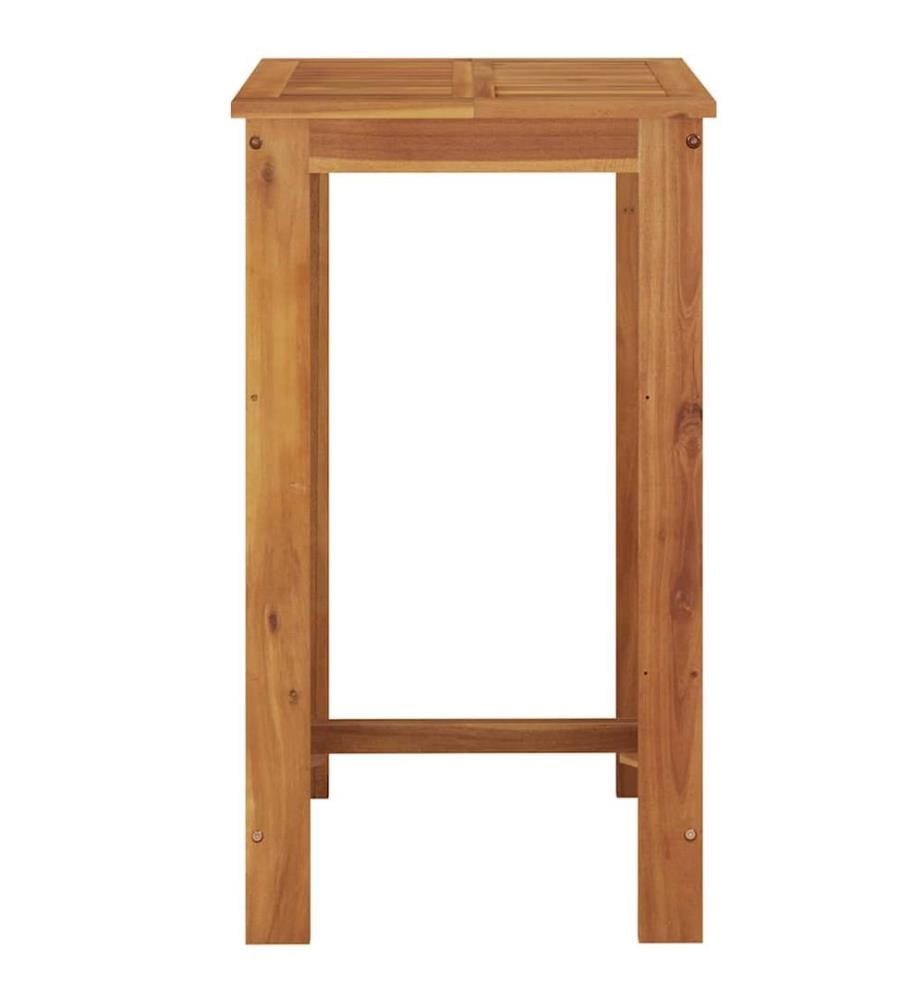 Garten-Bartisch 60x60x105 cm Massivholz Akazie