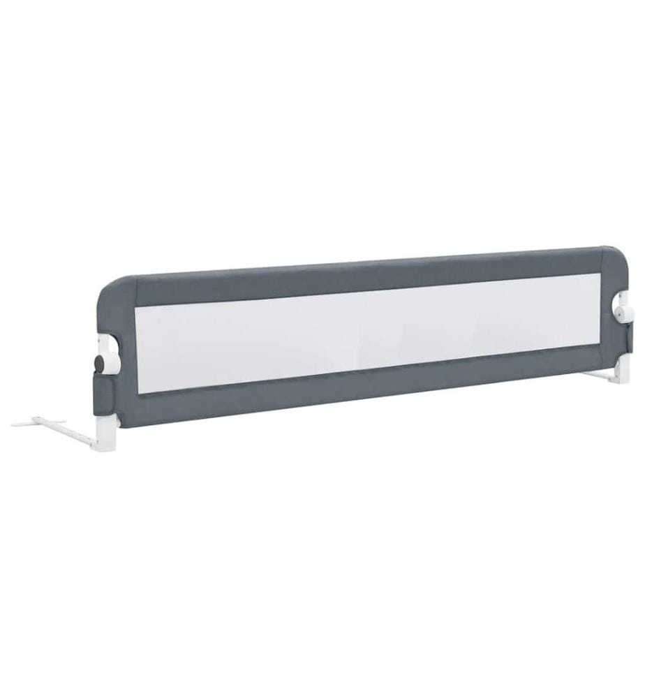 Kleinkind-Bettschutzgitter Grau 180x42 cm Polyester