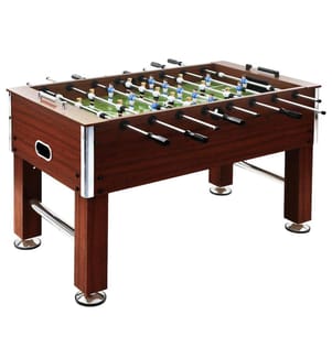 Kickertisch Stahl 60 kg 140 x 74,5 x 87,5 cm Braun