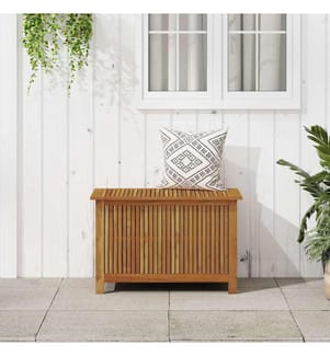 Gartenbox 90x50x58 cm Massivholz Akazie