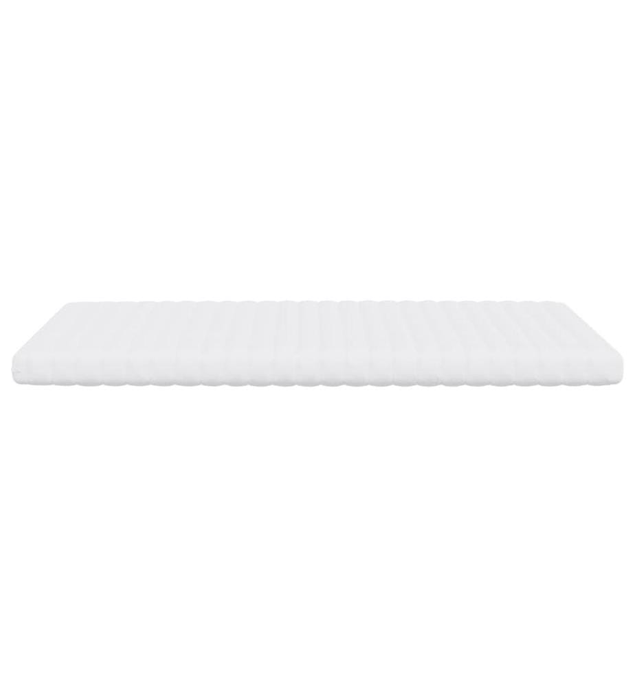 Matelas en mousse blanc 120x200 cm 7 zones dureté 20 ILD