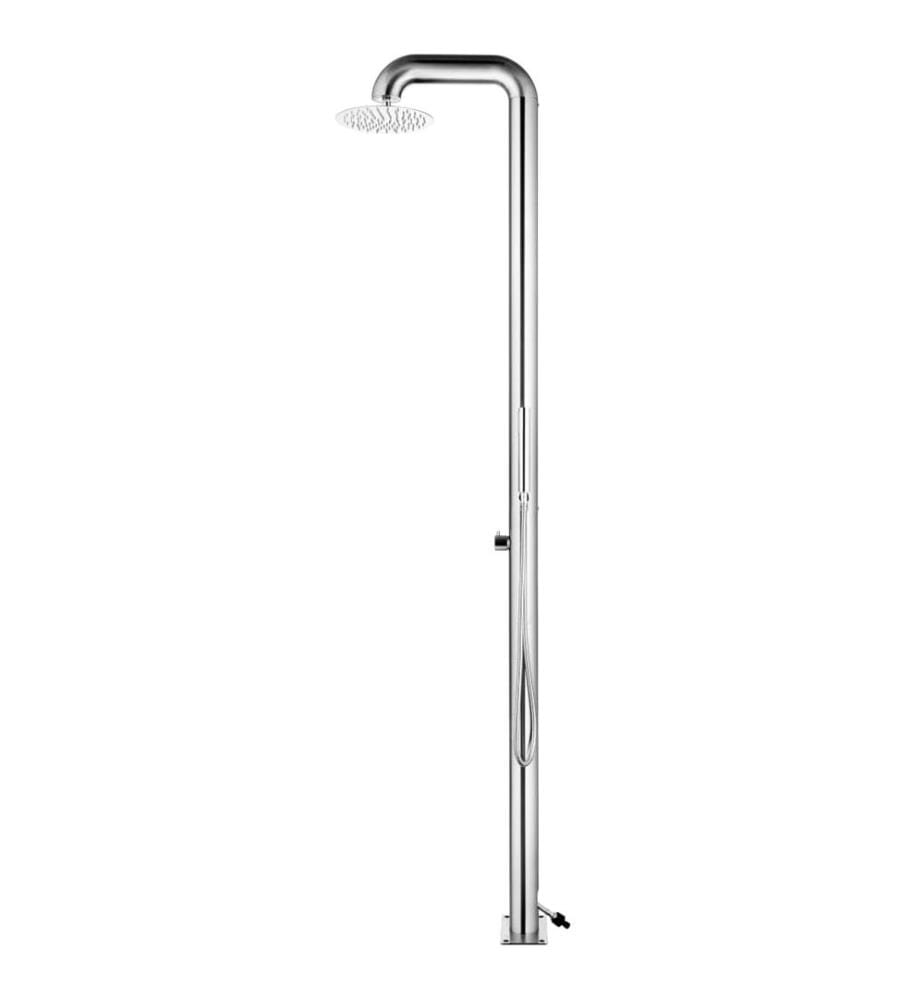 Gartendusche 225 cm Edelstahl