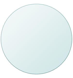 Dessus de table ronde en verre trempé 500 mm