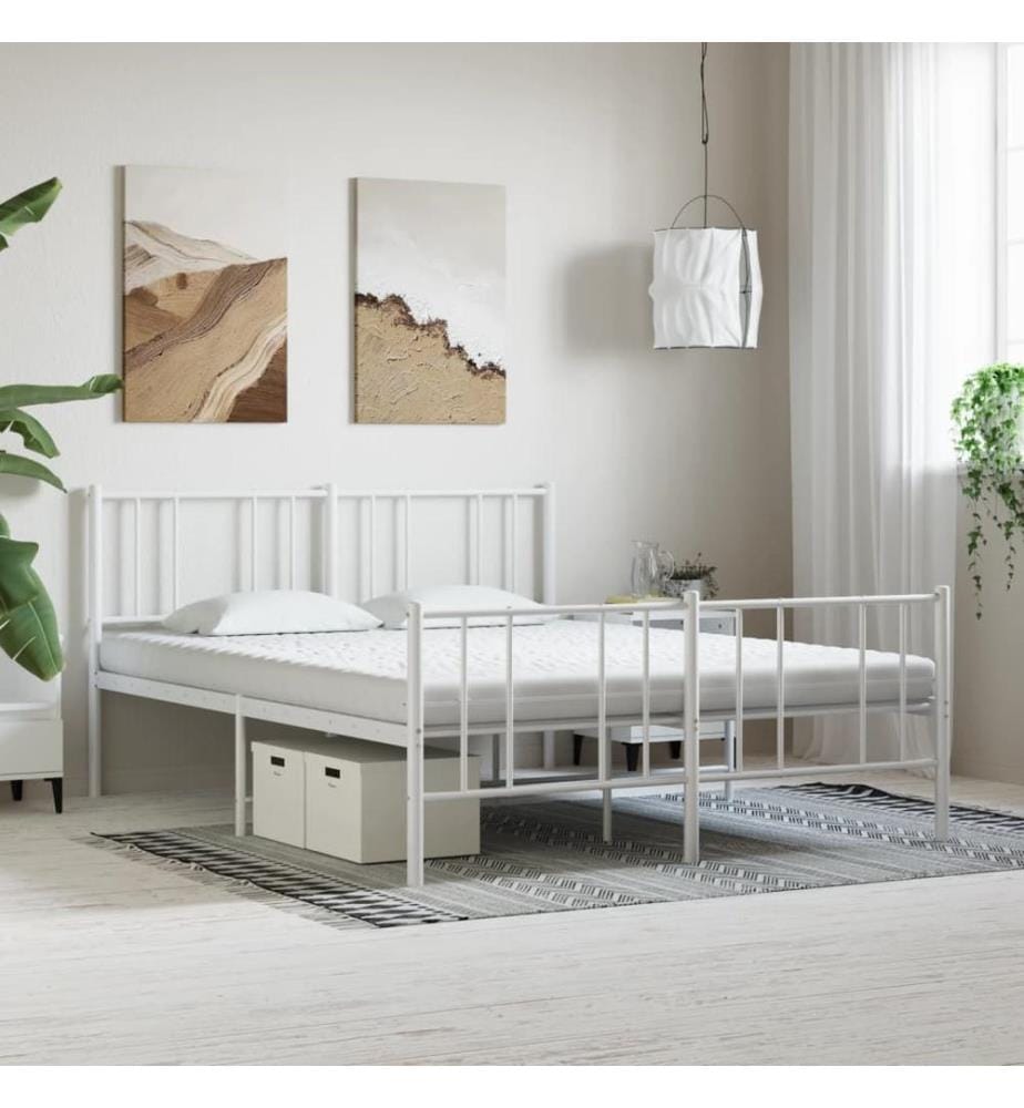 Matelas en mousse blanc 180x200 cm 7 zones dureté 20 ILD