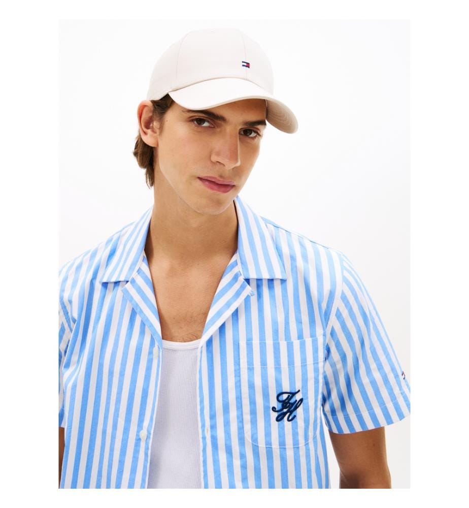 Hilfiger Twill Cap mit gestickter Flagge - Beige