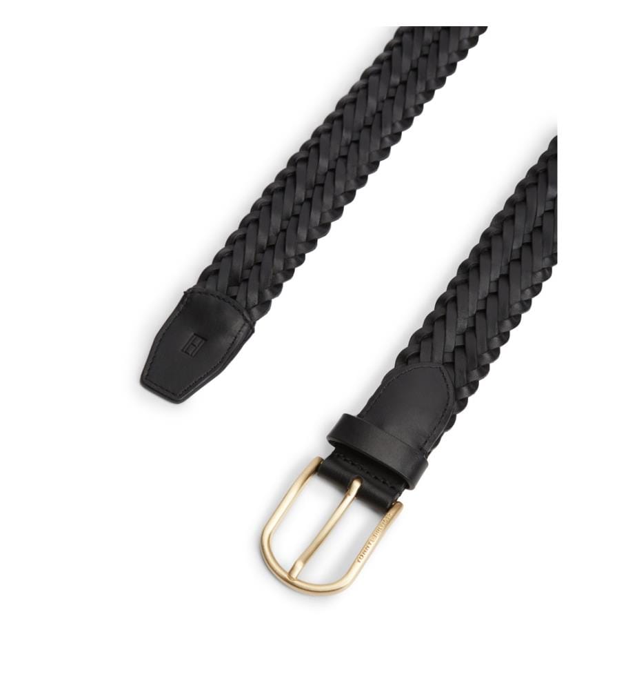 Archive Casual Gürtel aus geflochtenem Leder - Schwarz