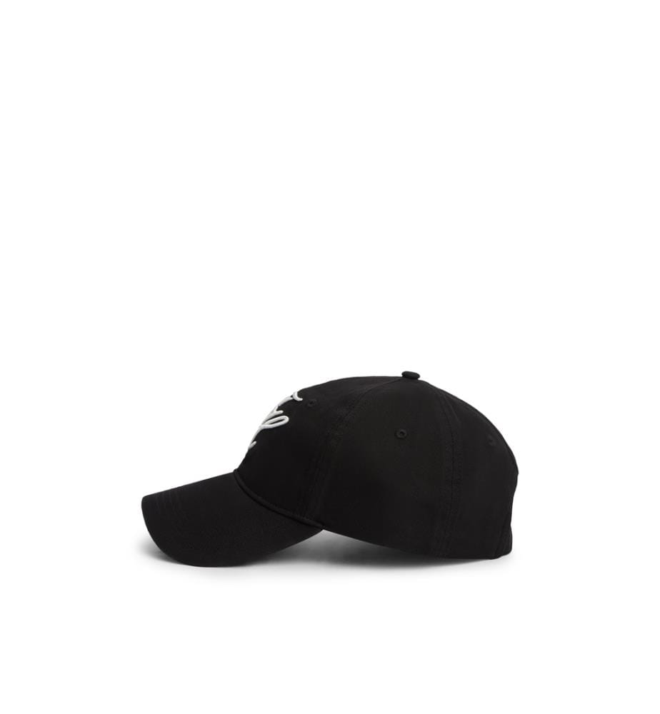 Cappello con logo ricamato - Nero