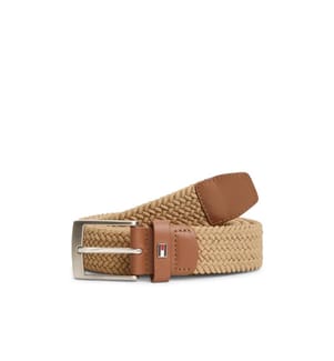 Gürtel, 3,5 cm breit – Beige und Braun