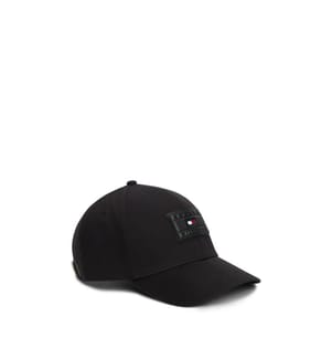 Flat Cap TH Flag Gabardine - Schwarz