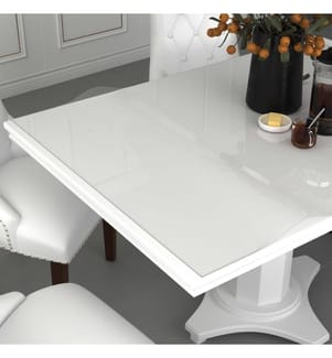 Tischfolie Transparent 160x90 cm 1,6 mm PVC