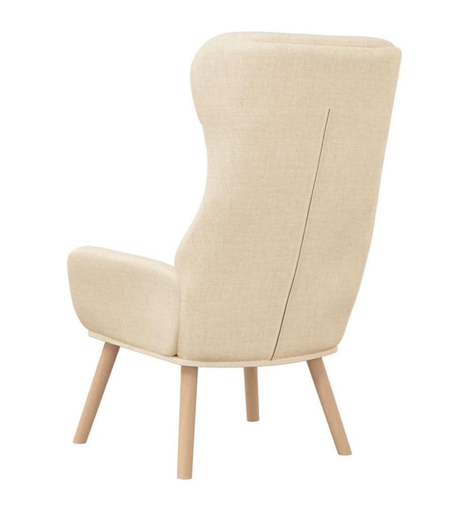 Relaxsessel Creme Stoff