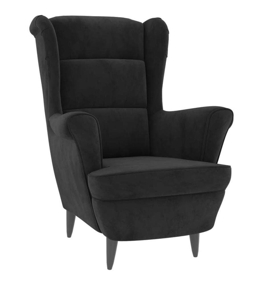 Sessel Schwarz Samt