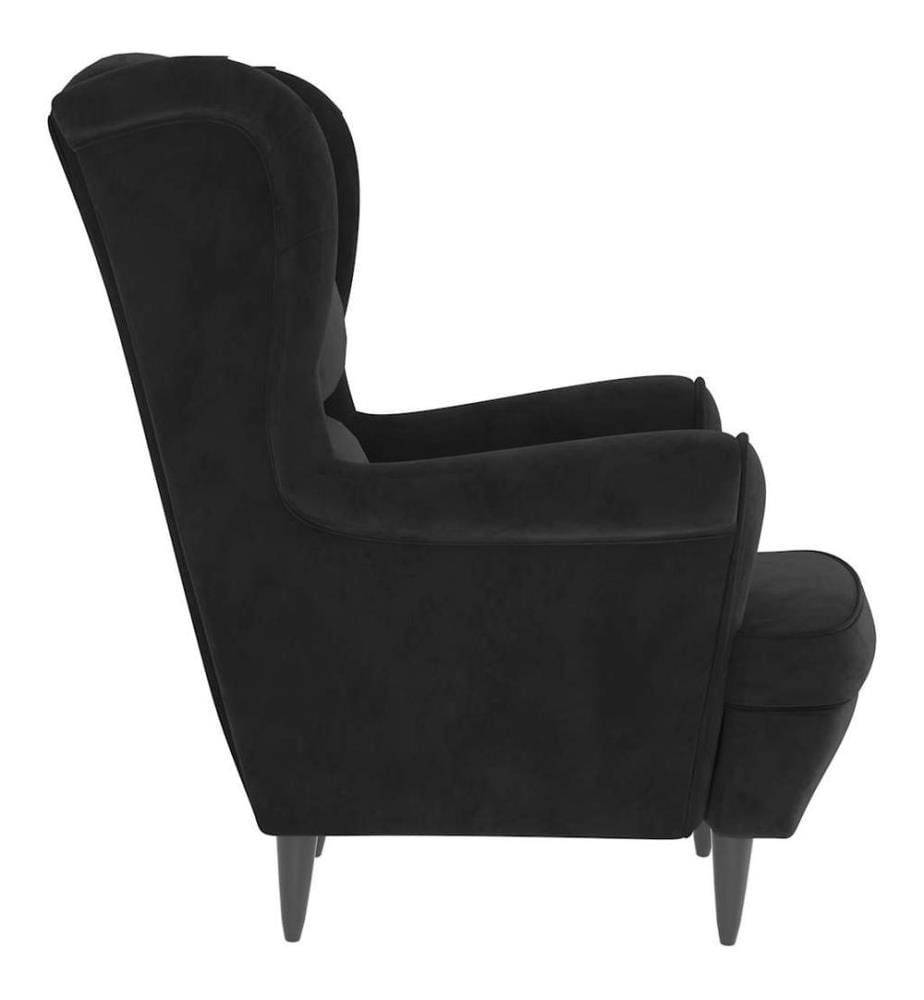 Sessel Schwarz Samt