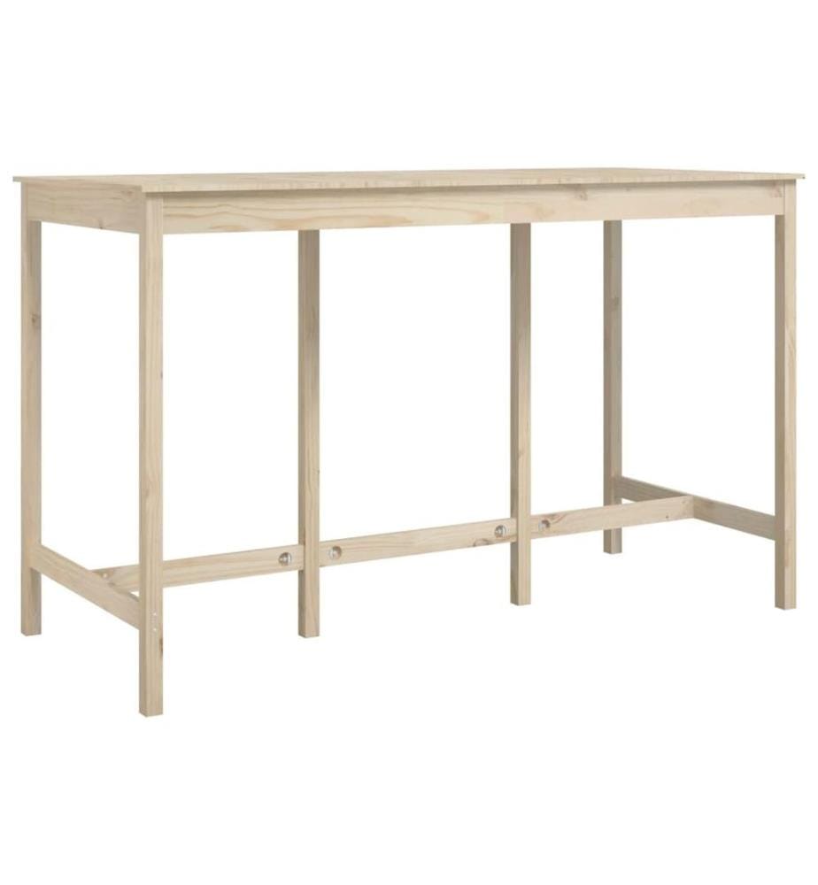 Bartisch 180x80x110 cm Massivholz Kiefer