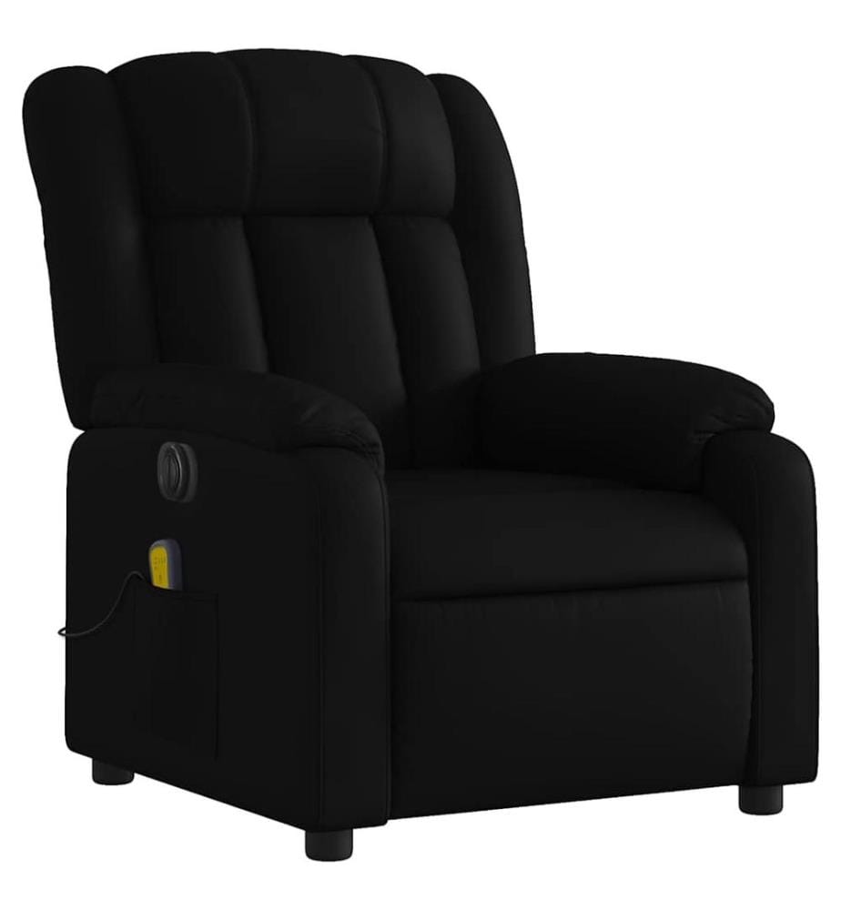 Massagesessel Elektrisch Schwarz Kunstleder