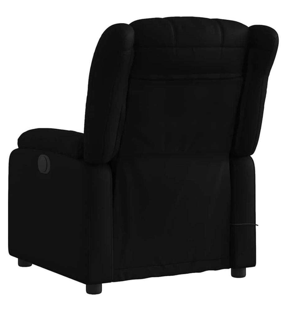 Massagesessel Elektrisch Schwarz Kunstleder