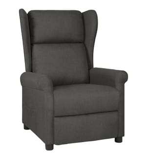 Relaxsessel Dunkelgrau Stoff