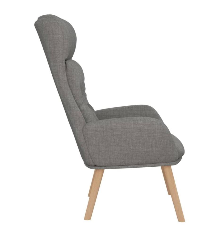 Relaxsessel Hellgrau Stoff
