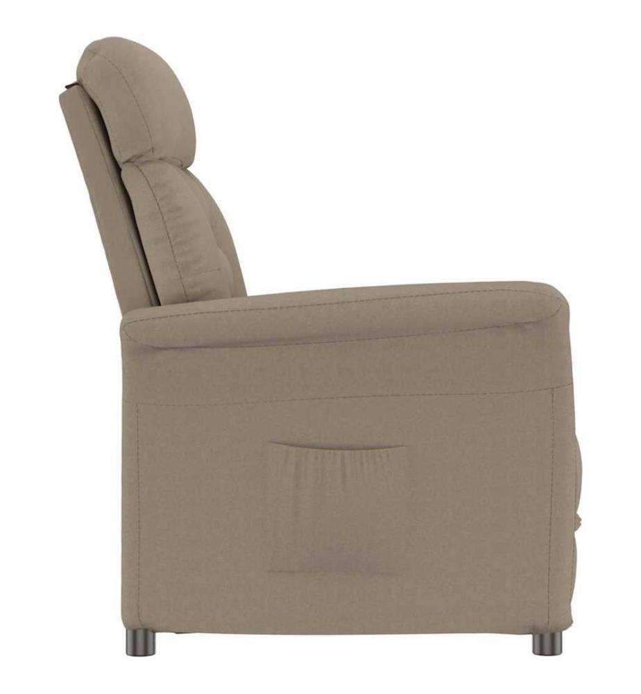 Recliner Sessel Taupe Taupe 70.5 x 96.5 x 95 cm Polyester