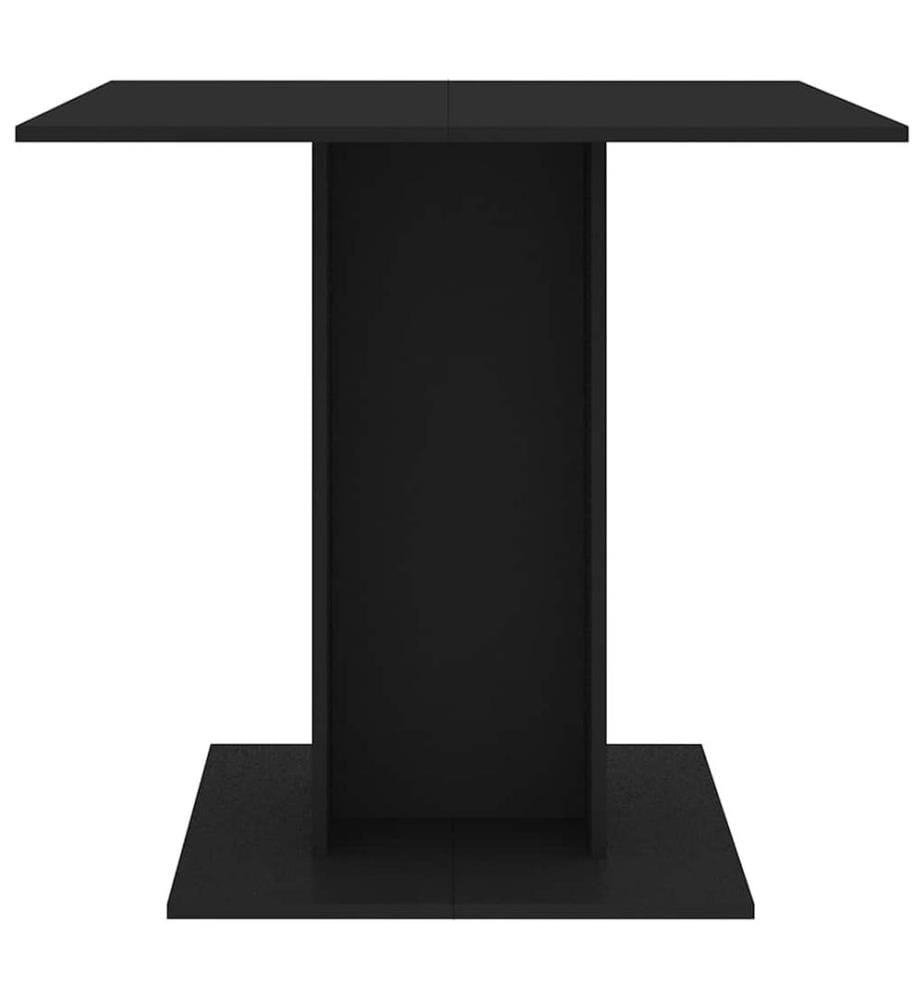 Esstisch Schwarz 80x80x75 cm Holzwerkstoff