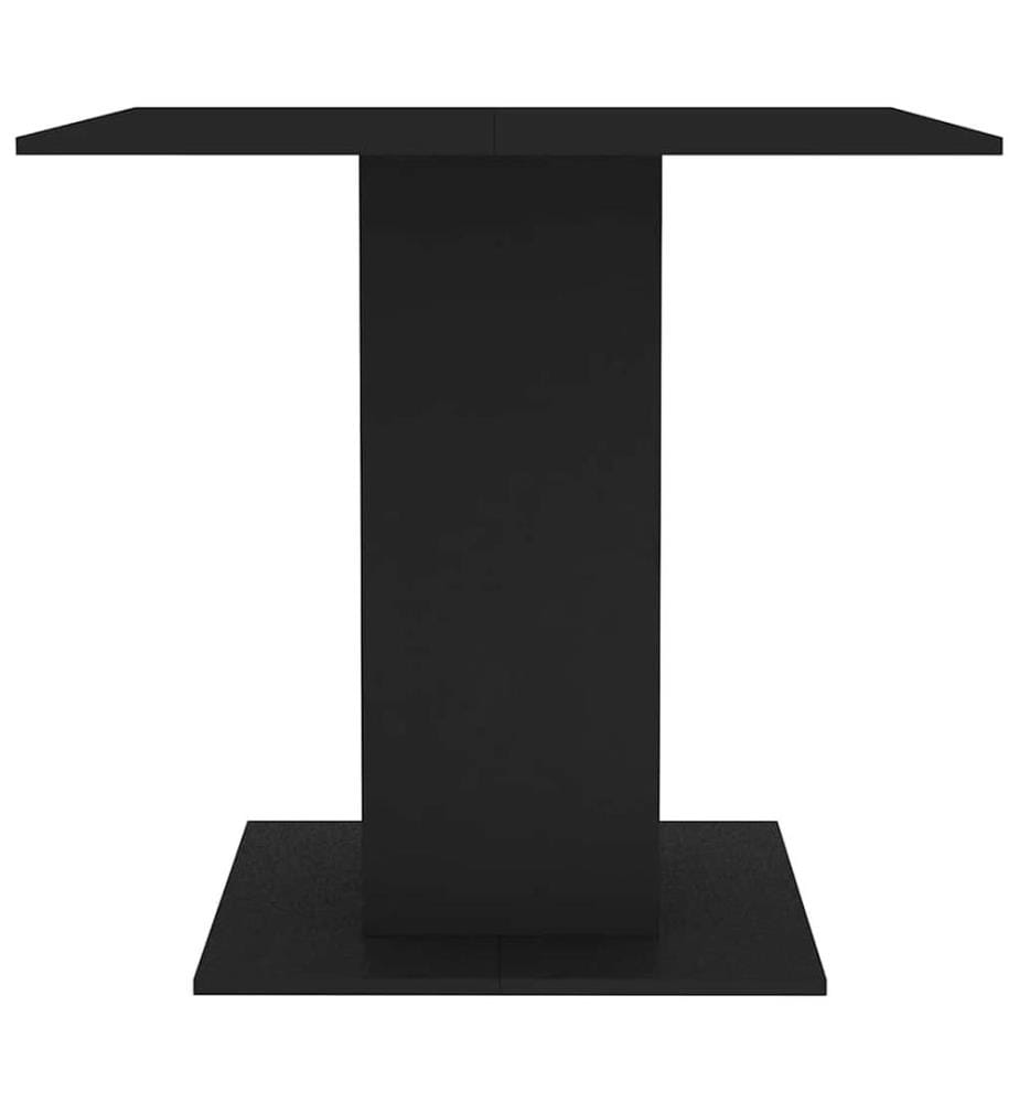 Esstisch Schwarz 80x80x75 cm Holzwerkstoff