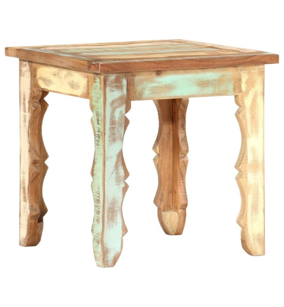 Couchtisch 40×40×40 cm Recyceltes Massivholz