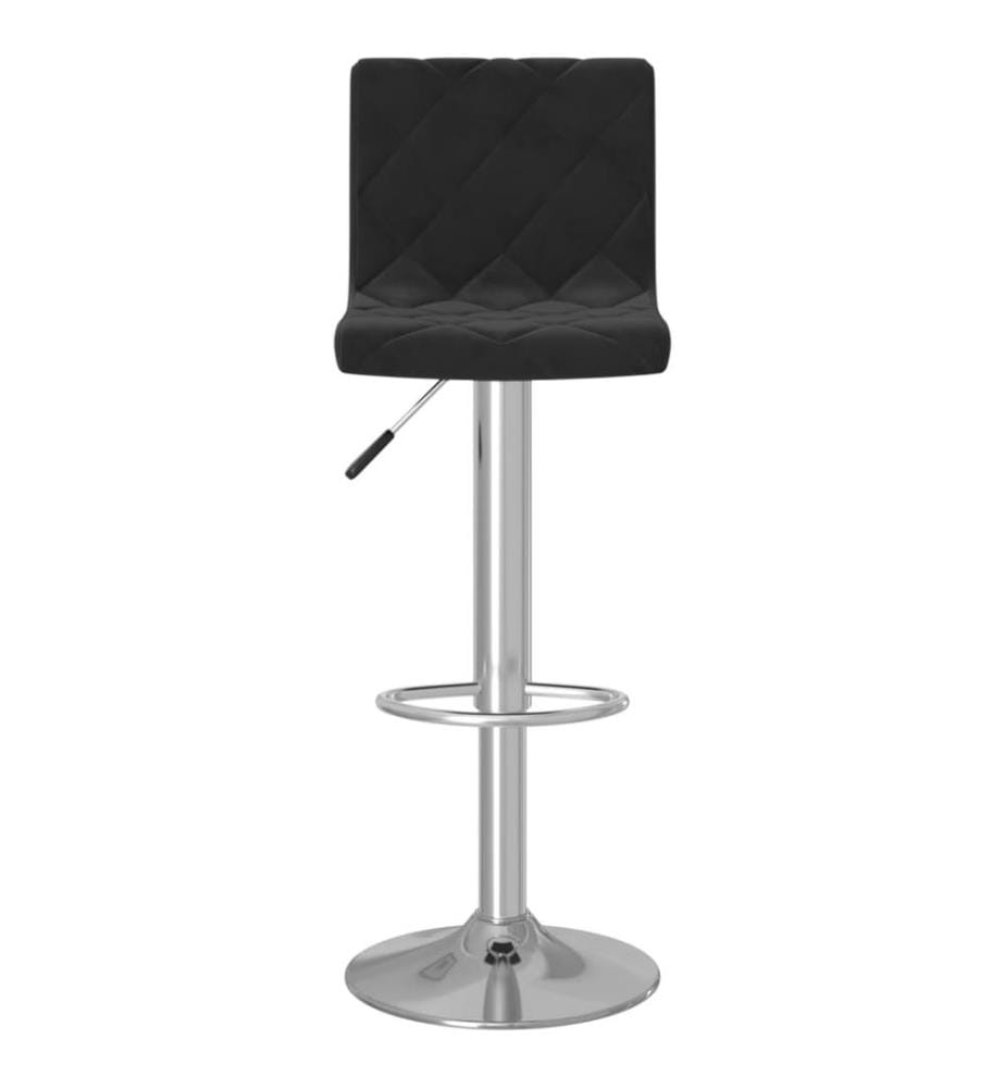 Barhocker 2 Stk. Schwarz Samt