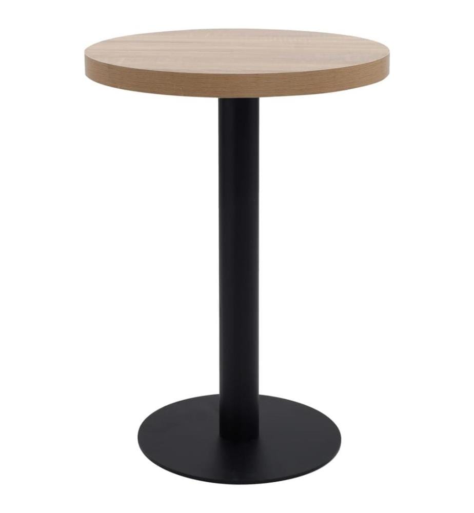 Table de bistro Marron clair 60 cm MDF