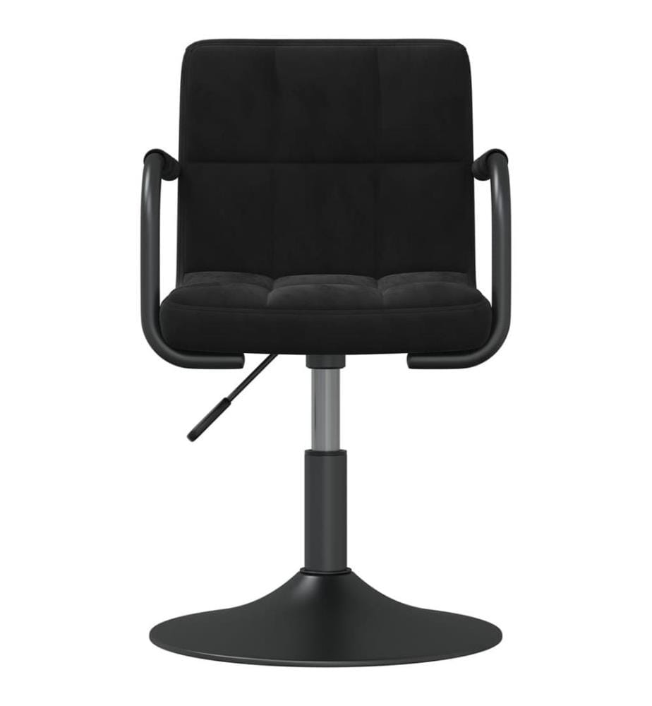Esszimmerstuhl Schwarz Samt