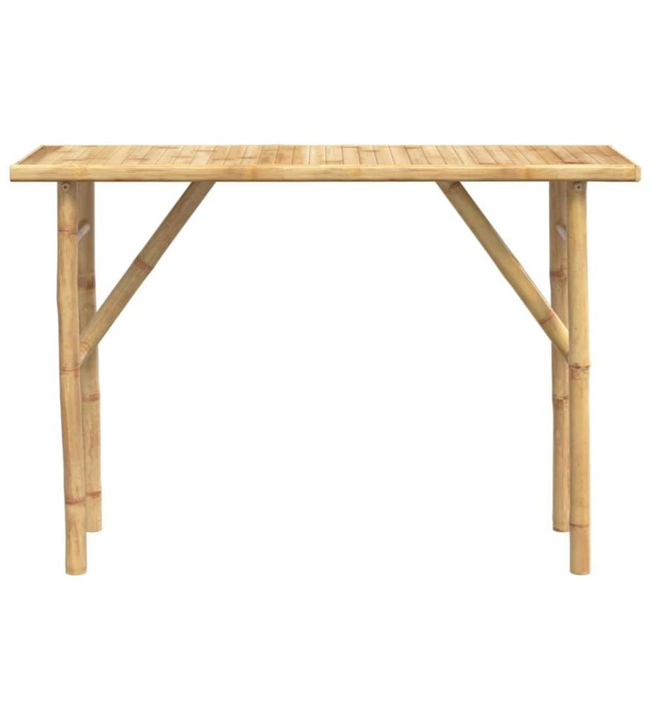 Table console 115x39x75 cm bambou