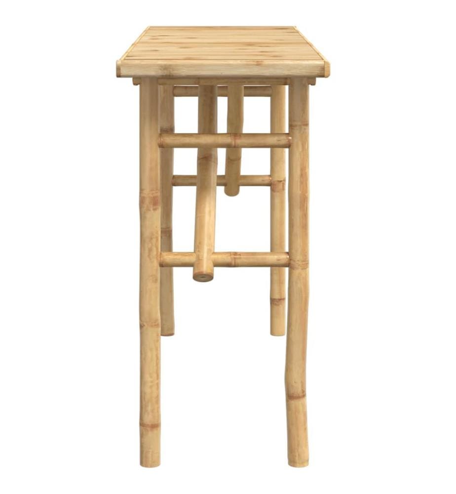 Table console 115x39x75 cm bambou