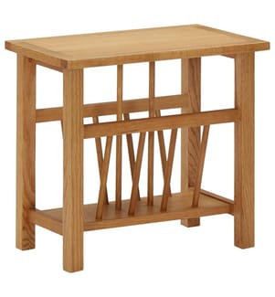 Zeitungstisch 45x27x42 cm Eiche Massivholz