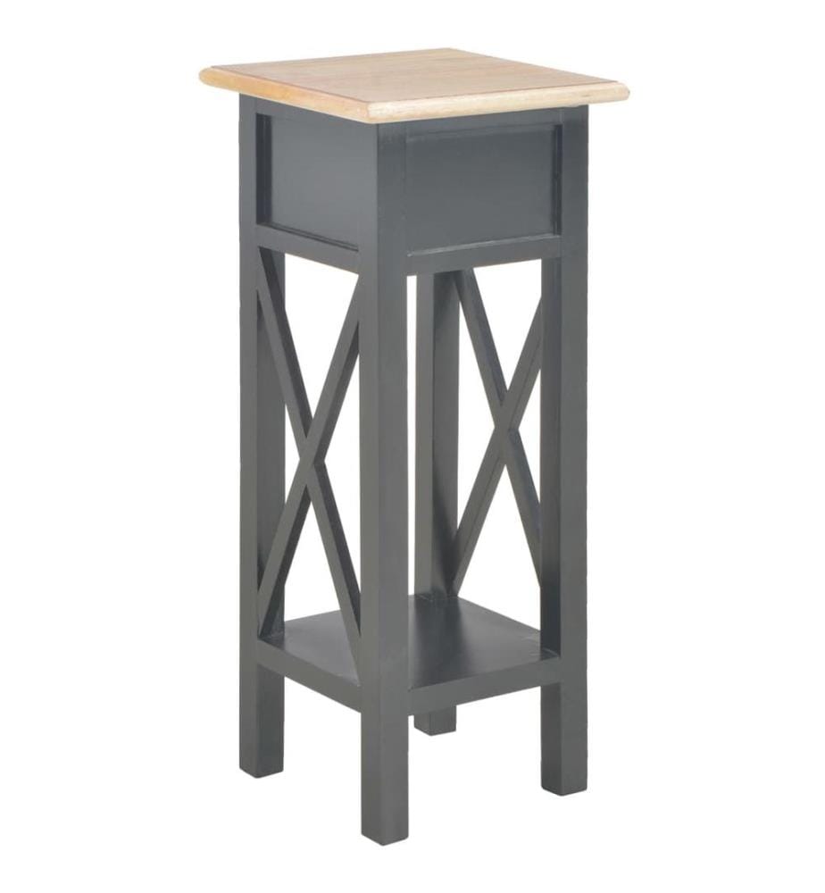 Table d'appoint Noir 27 x 27 x 65,5 cm Bois