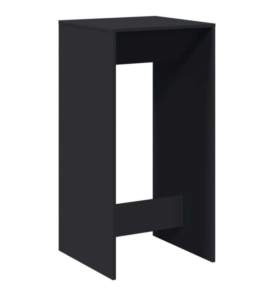Bartisch Schwarz 51x50x103,5 cm Holzwerkstoff