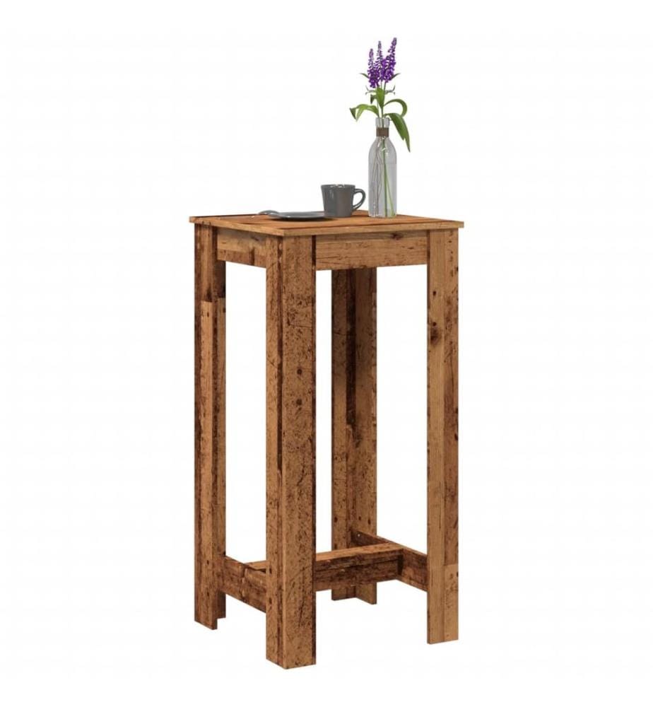 Bartisch Altholz-Optik 51x50x103,5 cm Holzwerkstoff