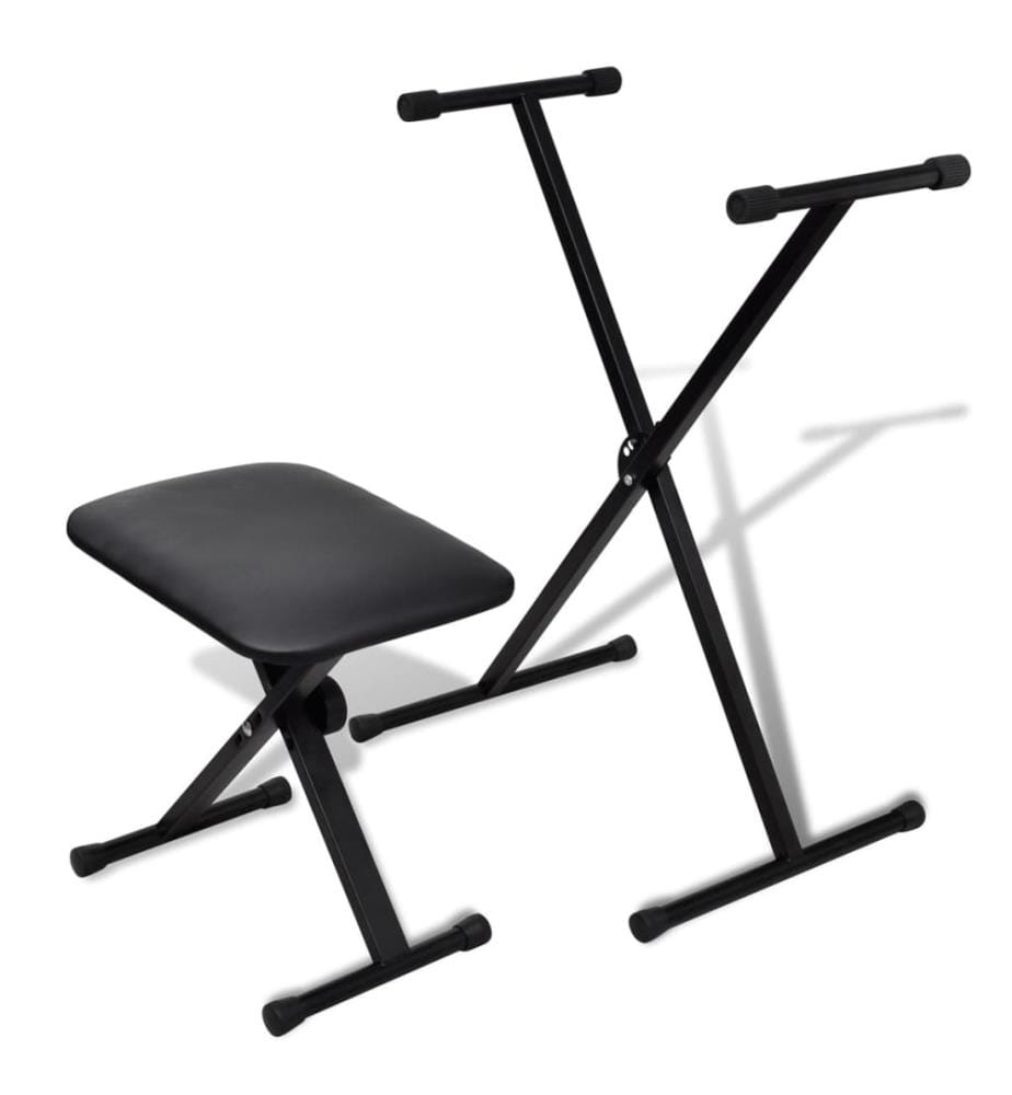 Ensemble de tabouret et support réglable de piano