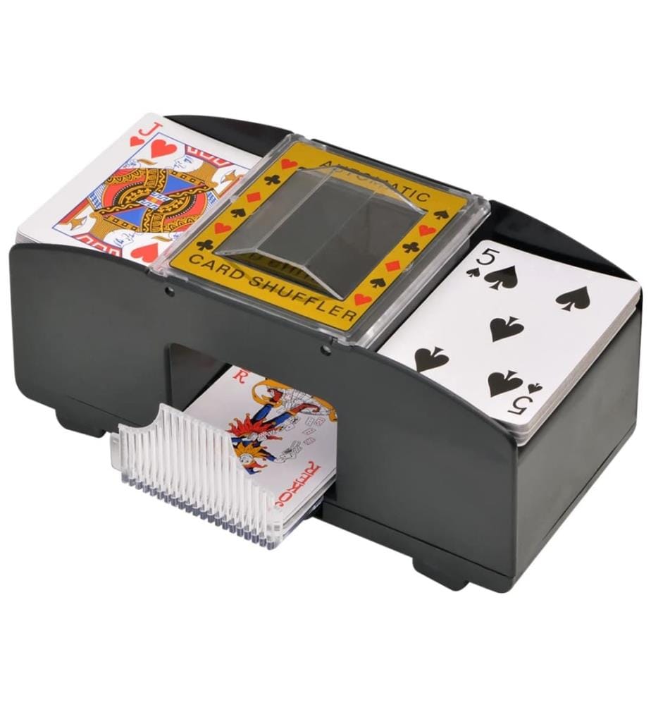 Kombiniertes Poker/Blackjack Set mit 600 Laserchips Aluminium