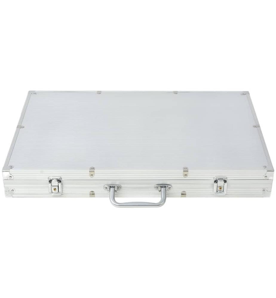 Poker Set mit 1.000 Chips Aluminium