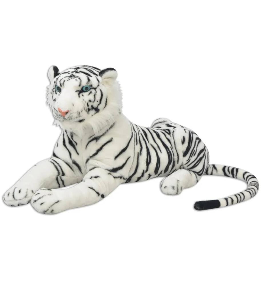 Tiger Plüschtier Weiss XXL
