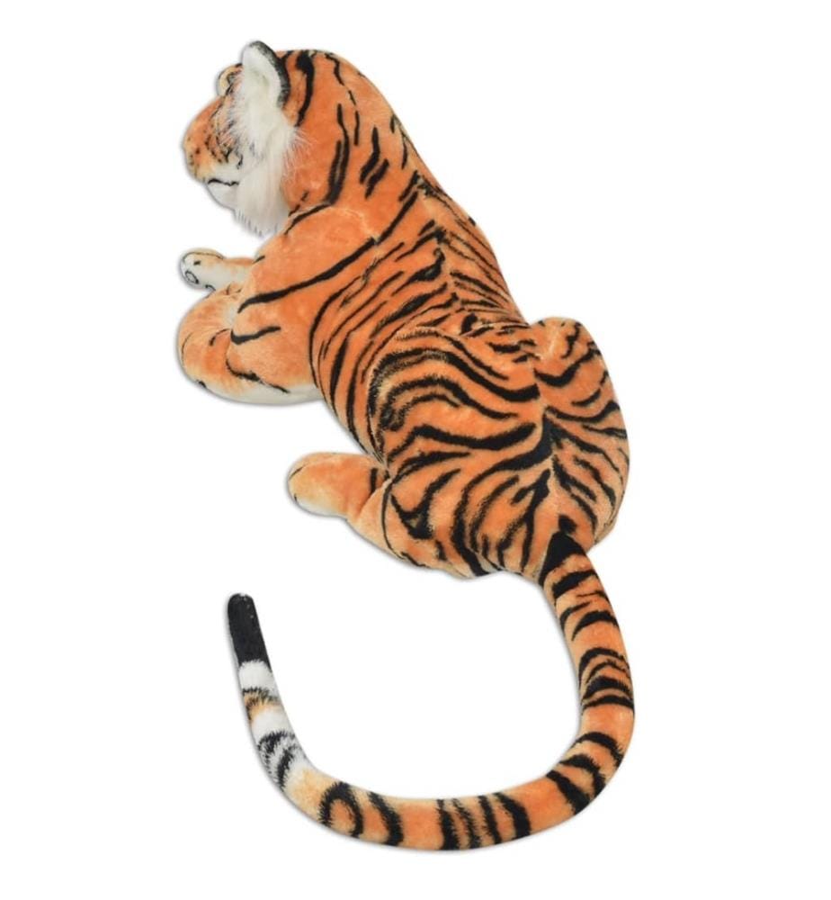 Tiger Kuscheltier Plüsch Braun XXL