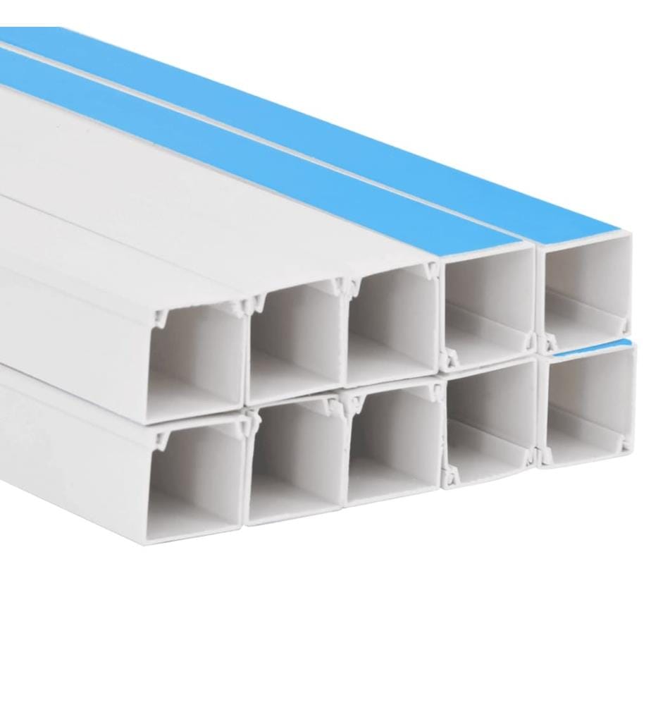 Kabelkanäle Selbstklebend 15x10 mm 10 m PVC