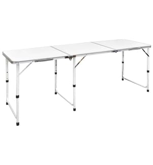Table pliante de camping en aluminium avec hauteur ajustable