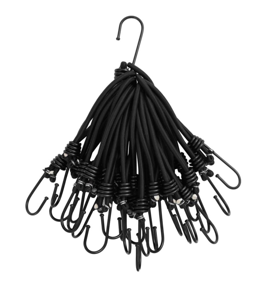 Cordon élastique avec crochets 25 pcs 17 cm